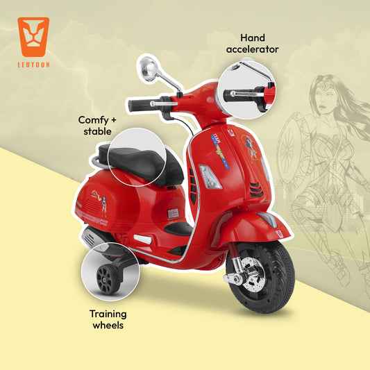 Leotoon Licensed Wonder Woman Scooter