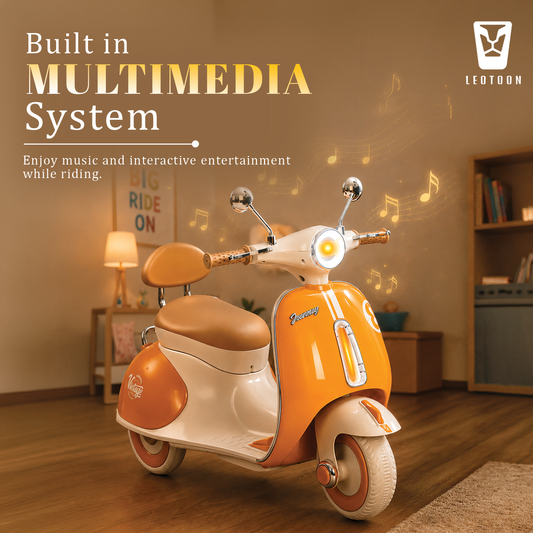 Leotoon Chutty Chutie Scooty-Yellow