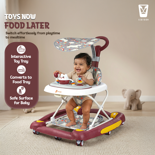 2-in-1 Celeste Baby Walker Cum Rocker