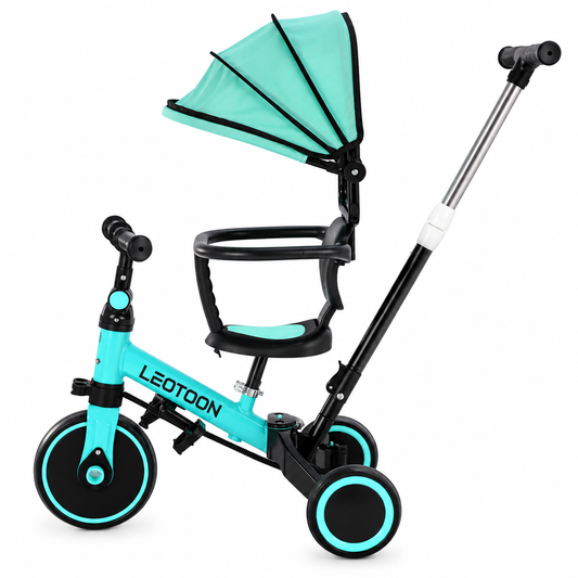 4-in-1 Trot N Roll Tricycle with Sunshade