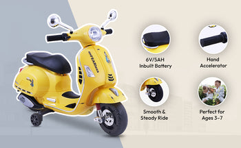 Kids Vespa Ride On Bike