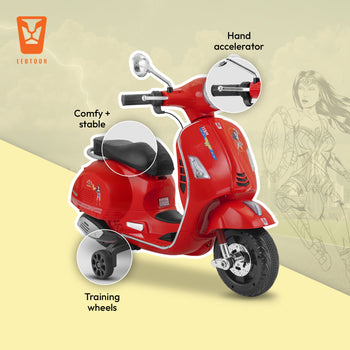 Leotoon Licensed Wonder Woman Scooter