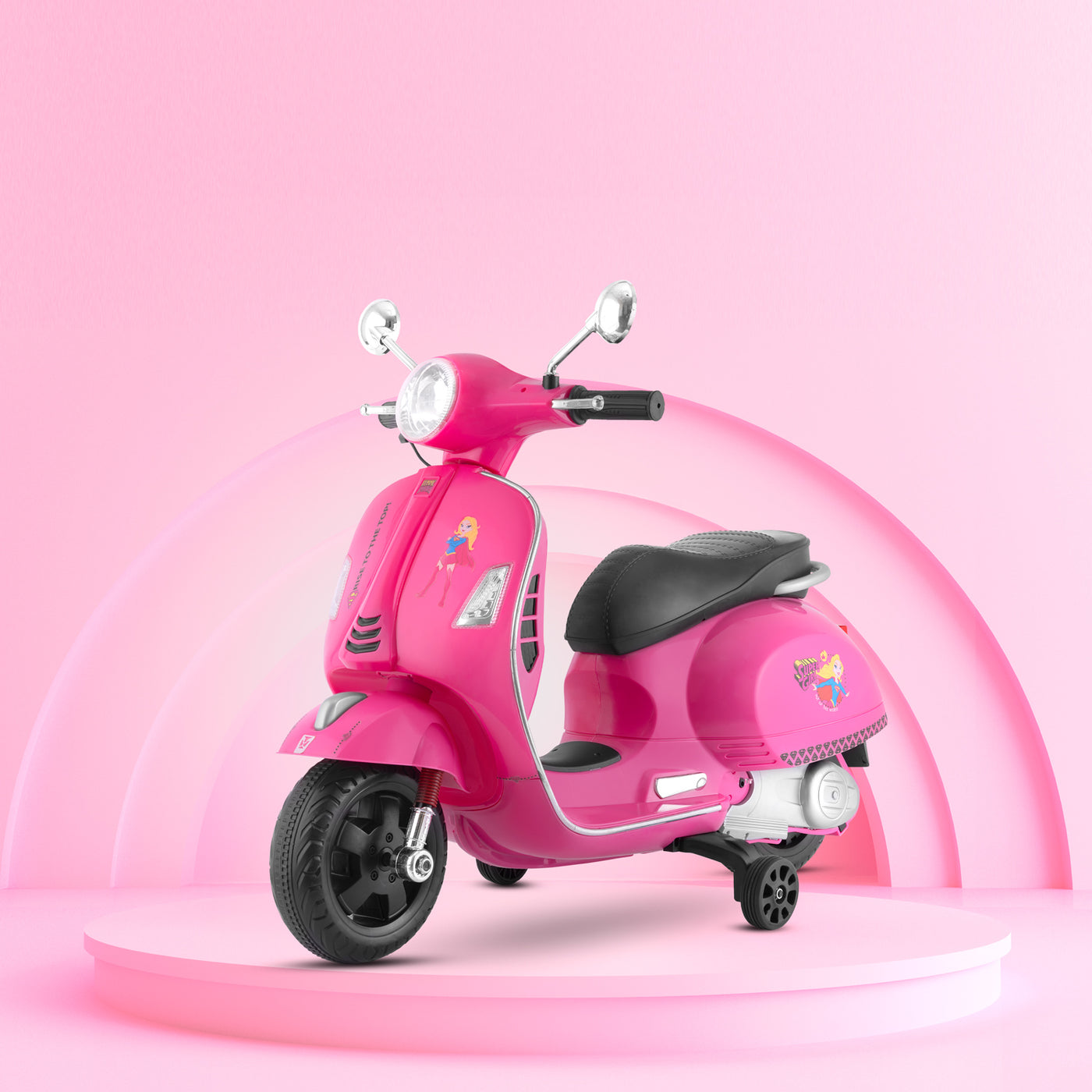 Leotoon Licensed Supergirl Scooter