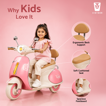 Leotoon Chutty Chutie Scooty-Pink