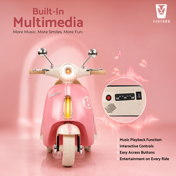 Leotoon Chutty Chutie Scooty-Pink