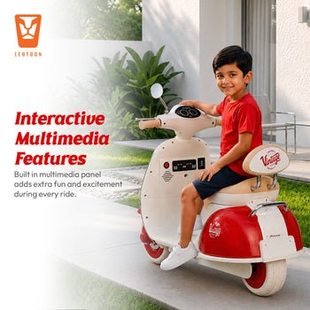 Leotoon Chutty Chutie Scooty-Red
