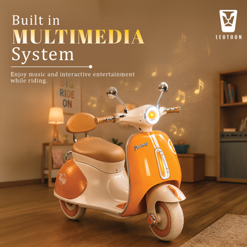 Leotoon Chutty Chutie Scooty-Yellow