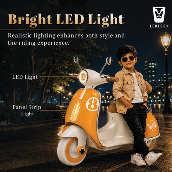 Leotoon Chutty Chutie Scooty-Yellow