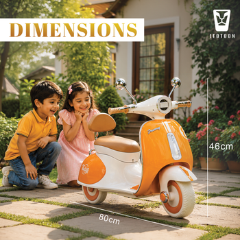 Leotoon Chutty Chutie Scooty-Yellow