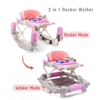 2-in-1 Asimo Baby Walker Cum Rocker