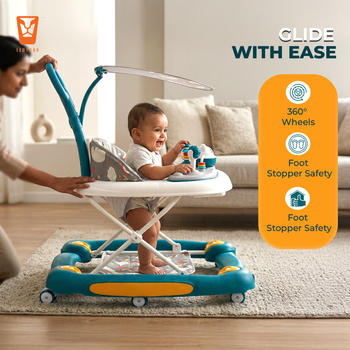 2-in-1 Celeste Baby Walker Cum Rocker