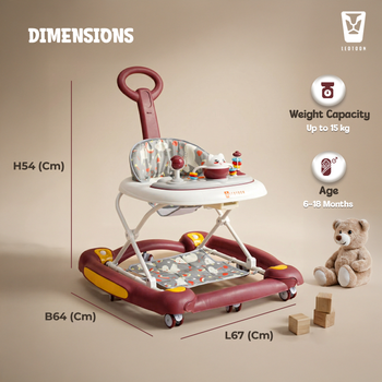 2-in-1 Celeste Baby Walker Cum Rocker
