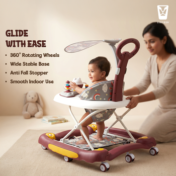 2-in-1 Celeste Baby Walker Cum Rocker