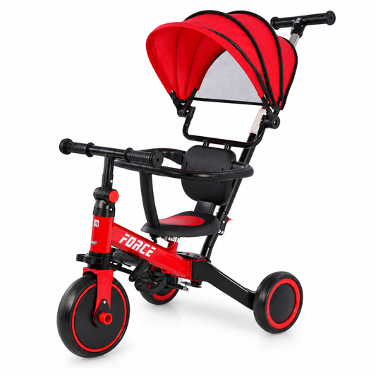 4-in-1 Trot N Roll Tricycle with Sunshade