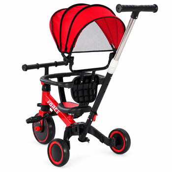 4-in-1 Trot N Roll Tricycle with Sunshade
