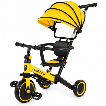 4-in-1 Trot N Roll Tricycle with Sunshade