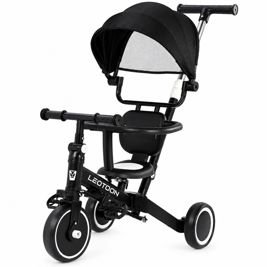 4-in-1 Trot N Roll Tricycle with Sunshade